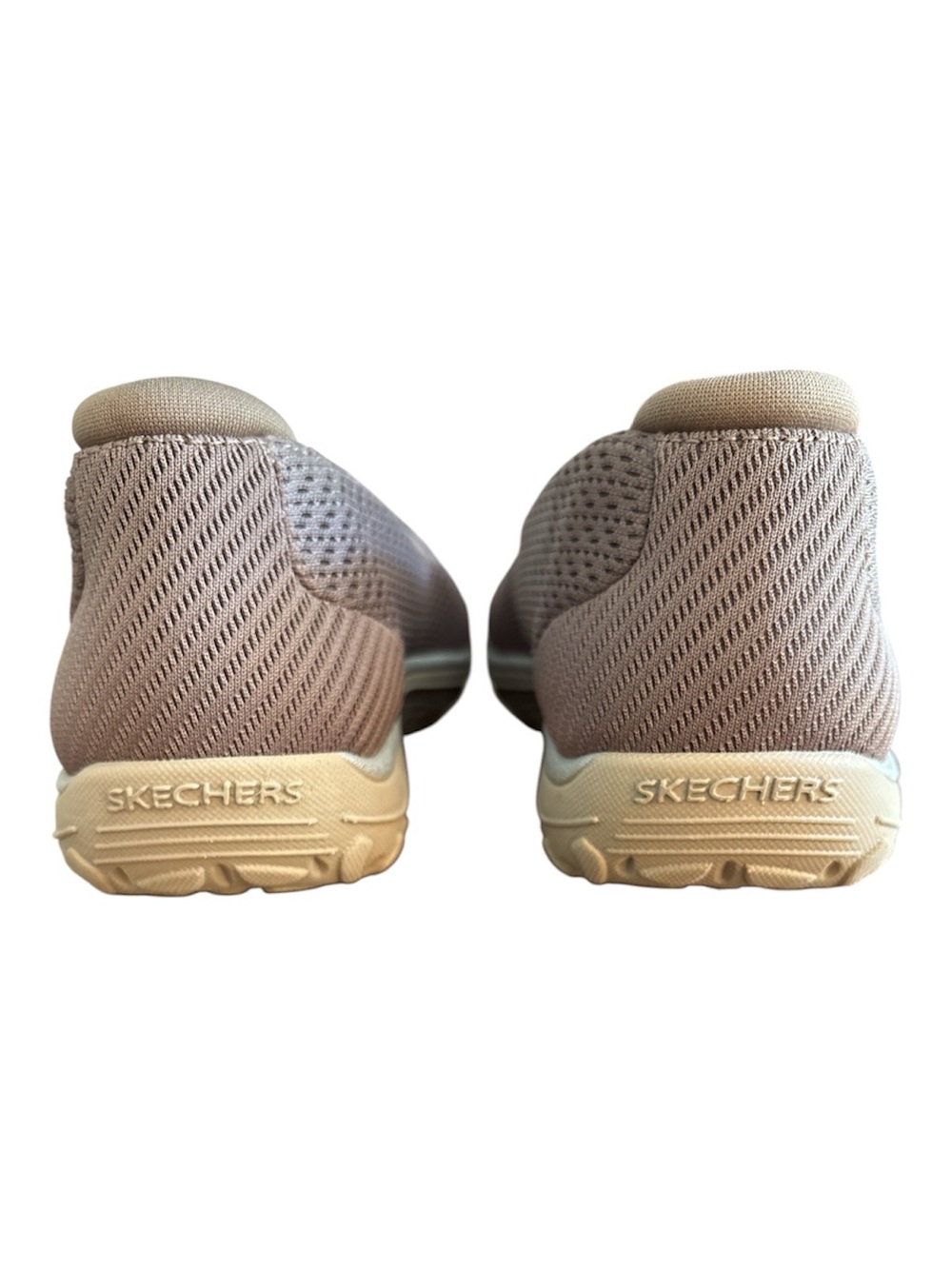 SKECHERS WOMENS REGGAE FEST DARK TAUPE COMFORT SHOE SIZE 8.5 RELAXED FIT - Picture 5 of 11